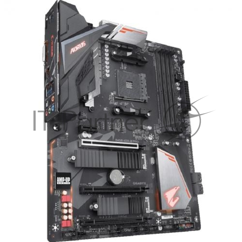 Материнская плата Gigabyte AMD B450 SAM4 ATX B450 AORUS PRO