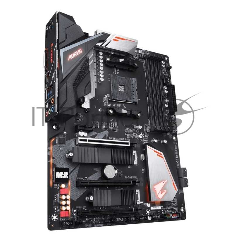 Материнская плата Gigabyte AMD B450 SAM4 ATX B450 AORUS PRO