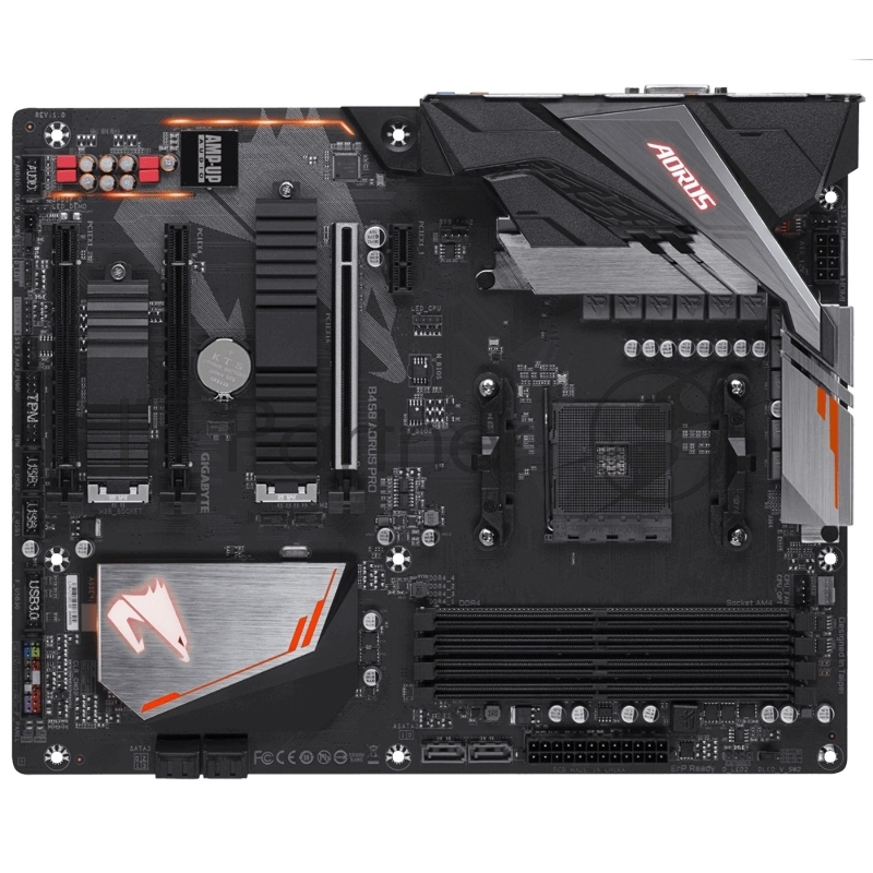 Материнская плата Gigabyte AMD B450 SAM4 ATX B450 AORUS PRO