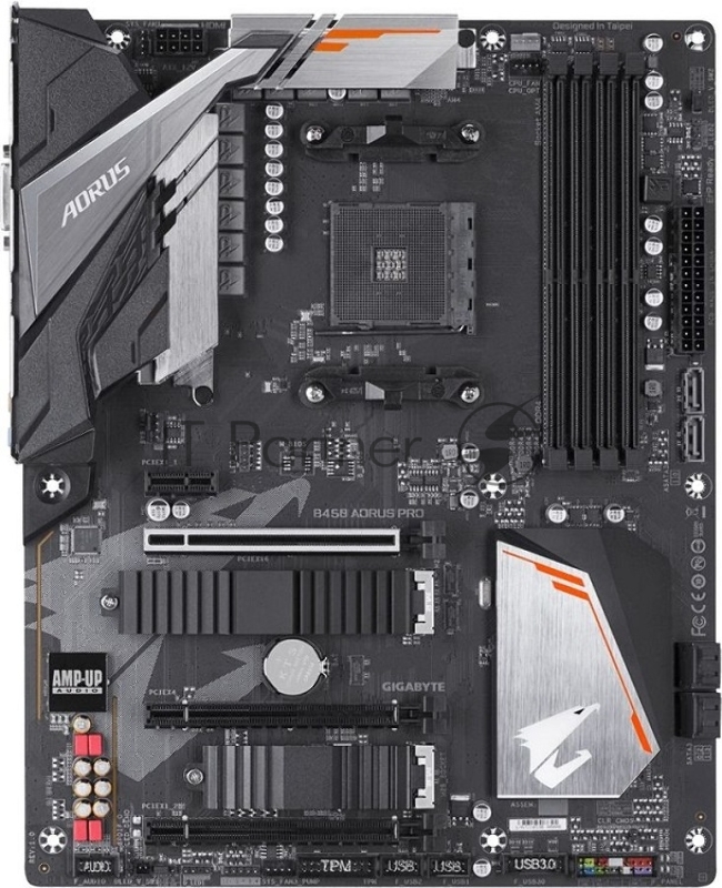 Материнская плата Gigabyte AMD B450 SAM4 ATX B450 AORUS PRO