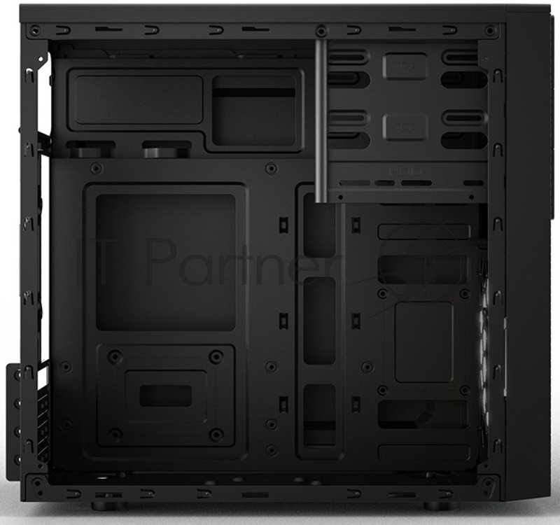 Корпус mATX Minitower RD850, c БП PSU-ATX450-12EC, 2*USB 2.0, HD Audio+Mic, Black CBR PCC-MATX-RD850-450W