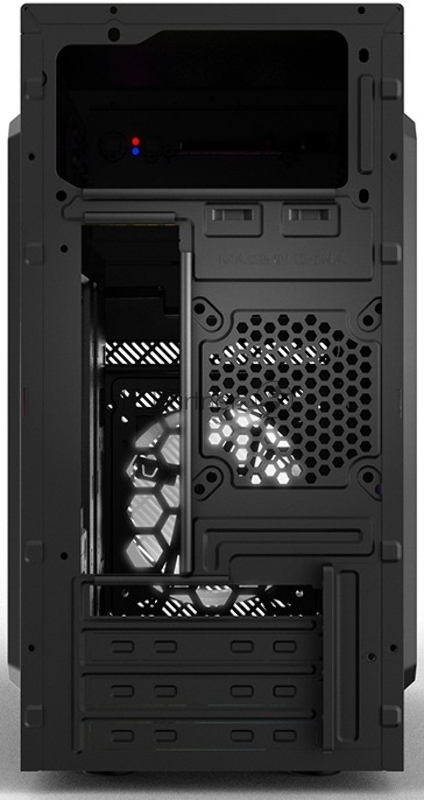 Корпус mATX Minitower RD850, c БП PSU-ATX450-12EC, 2*USB 2.0, HD Audio+Mic, Black CBR PCC-MATX-RD850-450W