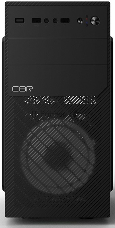 Корпус mATX Minitower RD850, c БП PSU-ATX450-12EC, 2*USB 2.0, HD Audio+Mic, Black CBR PCC-MATX-RD850-450W