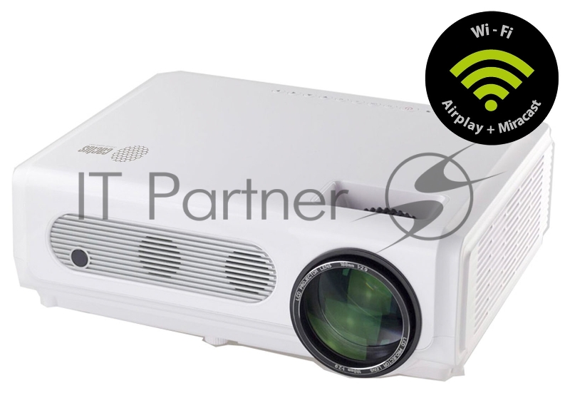 Проектор Cactus CS-PRM.05WT.WUXGA-W LCD 2800Lm (1920x1080) 2000:1 ресурс лампы:30000часов 2xUSB typeA 2xHDMI 4.2кг