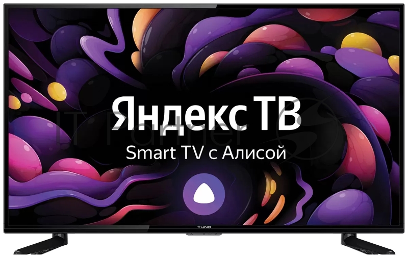 Телевизор LED Yuno 43 ULX-43TCS2234 Яндекс.ТВ черный FULL HD 50Hz DVB-T2 DVB-C DVB-S2 USB WiFi Smart TV (RUS)