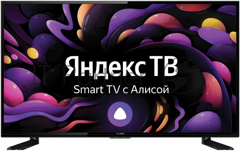 Телевизор LED Yuno 43 ULX-43TCS2234 Яндекс.ТВ черный FULL HD 50Hz DVB-T2 DVB-C DVB-S2 USB WiFi Smart TV (RUS)