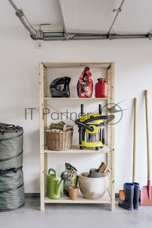 Строительный пылесос Karcher WD 2 Plus S V-15/4/18 1000Вт (уборка: сухая/сбор воды) желтый