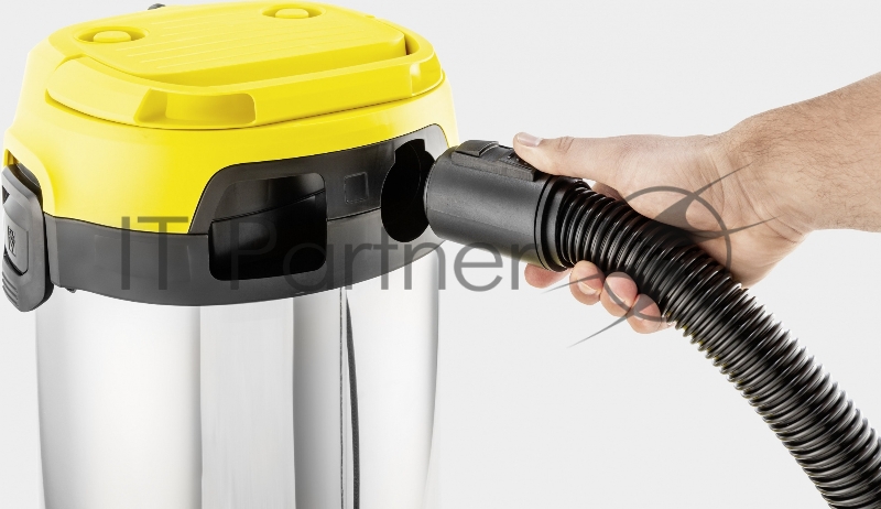 Строительный пылесос Karcher WD 2 Plus S V-15/4/18 1000Вт (уборка: сухая/сбор воды) желтый