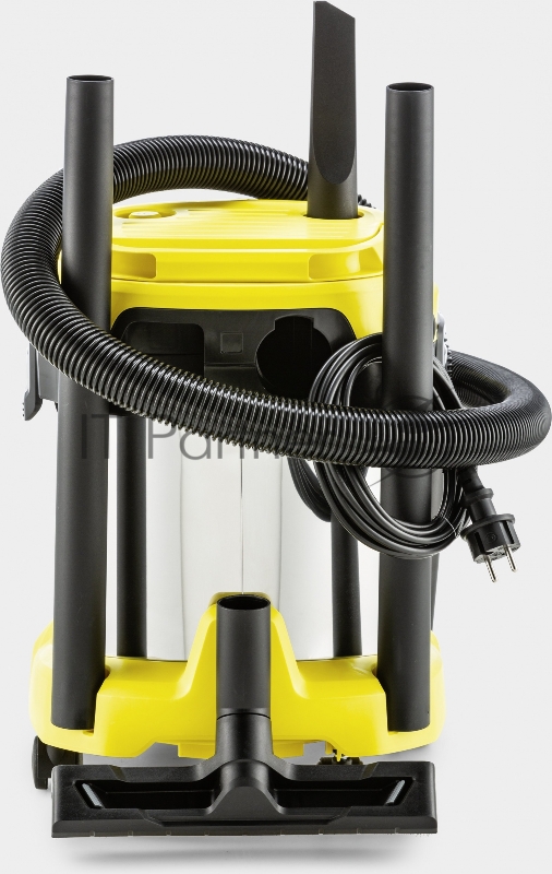 Строительный пылесос Karcher WD 2 Plus S V-15/4/18 1000Вт (уборка: сухая/сбор воды) желтый