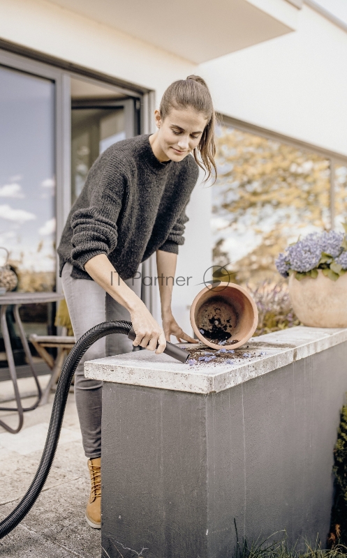 Строительный пылесос Karcher WD 2 Plus V-12/4/18 1000Вт (уборка: сухая/сбор воды) желтый