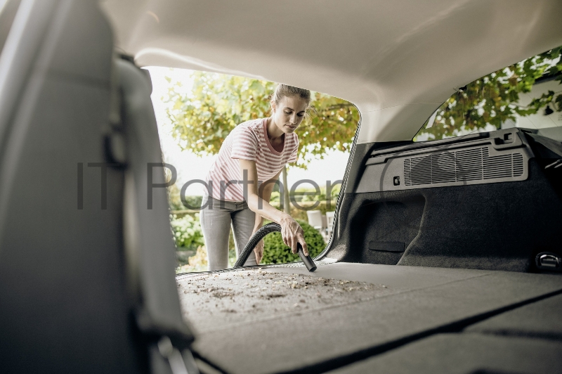 Строительный пылесос Karcher WD 2 Plus V-12/4/18 1000Вт (уборка: сухая/сбор воды) желтый