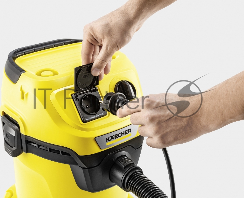 Строительный пылесос Karcher WD 3 P V-17/4/20 1000Вт (уборка: сухая/сбор воды) желтый