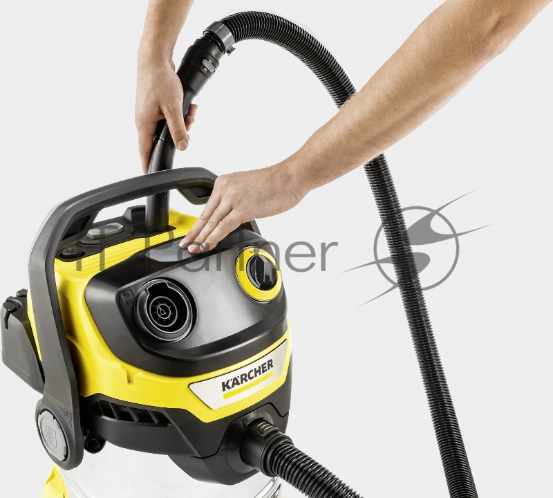 Строительный пылесос Karcher WD 5 S V-25/5/22 1100Вт (уборка: сухая/сбор воды) желтый