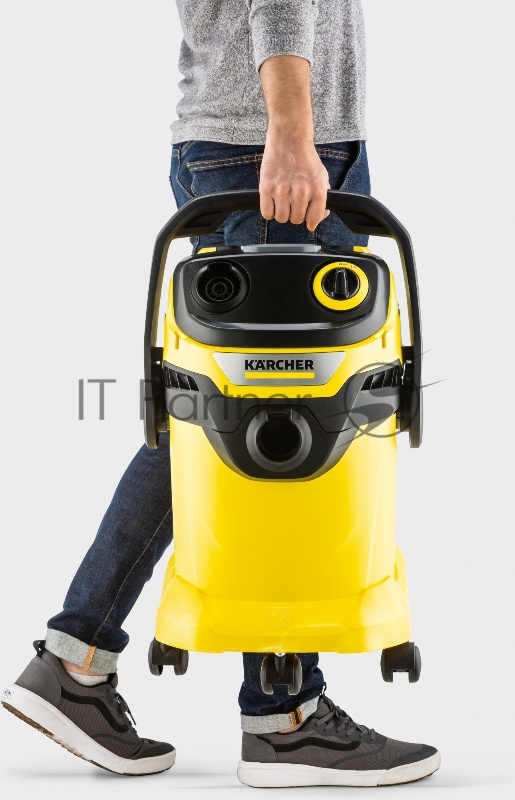 Строительный пылесос Karcher WD 5 V-25/5/22 1100Вт (уборка: сухая/сбор воды) желтый