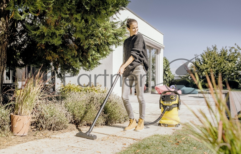 Строительный пылесос Karcher WD 5 V-25/5/22 1100Вт (уборка: сухая/сбор воды) желтый