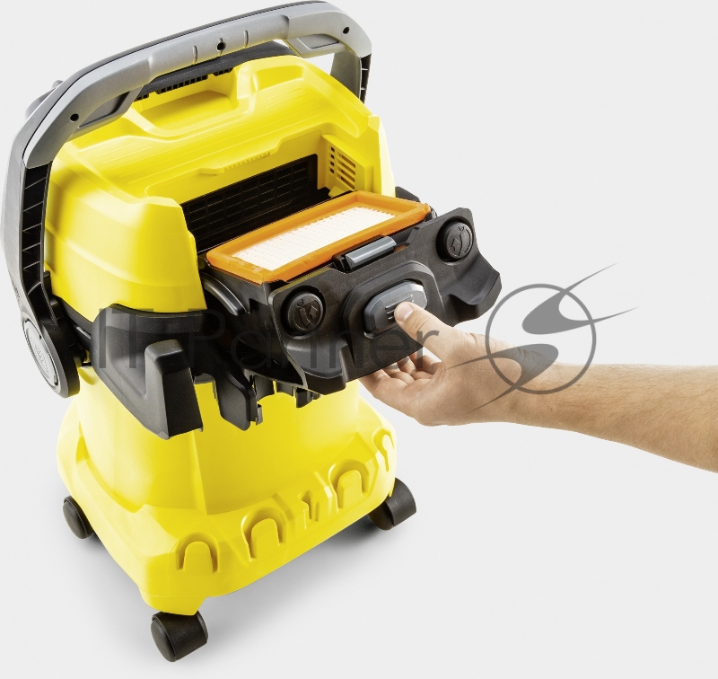 Строительный пылесос Karcher WD 5 V-25/5/22 1100Вт (уборка: сухая/сбор воды) желтый