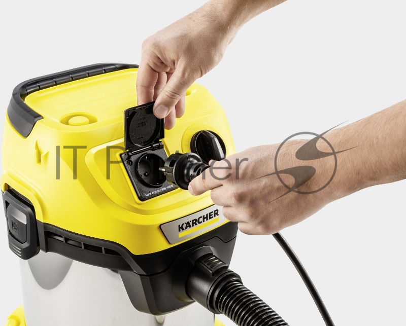 Строительный пылесос Karcher WD 3 P S V-17/4/20 1000Вт (уборка: сухая/сбор воды) желтый