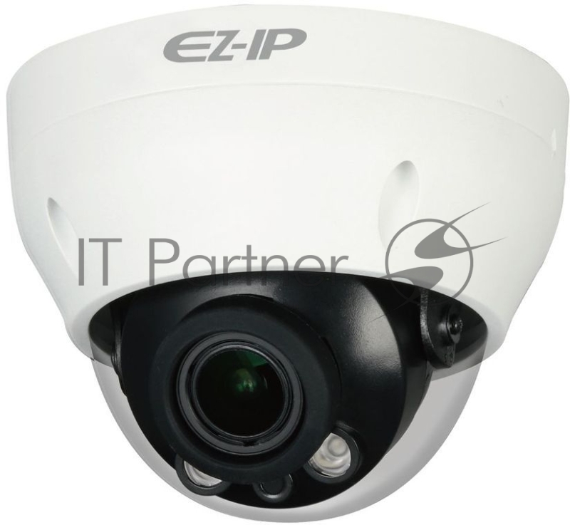Видеокамера IP купольная антивандальная EZ-IP EZ-IPC-D4B41P-ZS 1/3 4 Мп КМОП @ 25 к/с, моторизованный объектив 2.8-12 мм, H.265+/H.265/H.264/H.264+, IP67