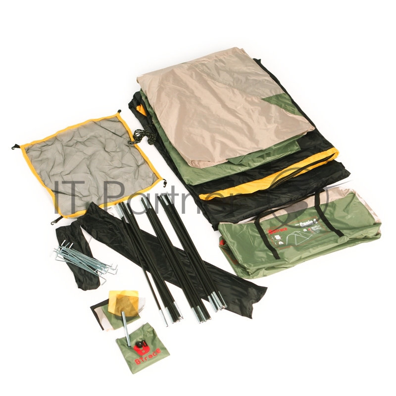 Палатка BTrace Canio 3 (Зеленый/Бежевый)