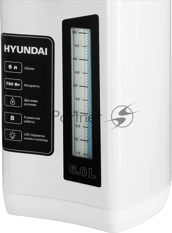Термопот Hyundai HYTP-4850 6л. 750Вт белый/черный