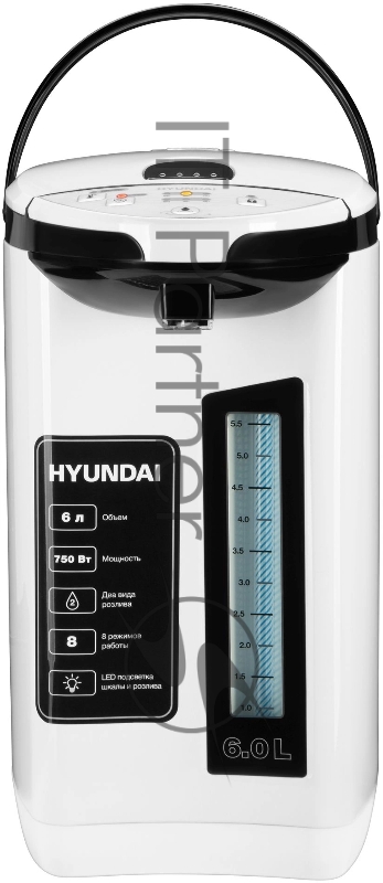 Термопот Hyundai HYTP-4850 6л. 750Вт белый/черный
