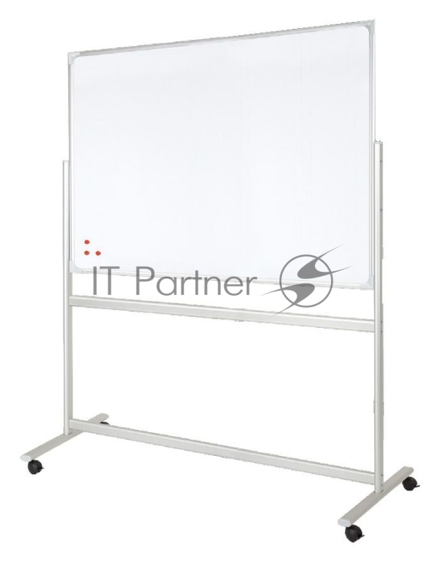 Доска магнитно-маркерная 2X3 TDS1510UKF лак 100x150см на роликах не поворотная