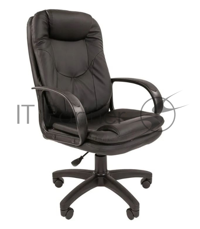 Офисное кресло Стандарт СТ-68 черное (экокожа)