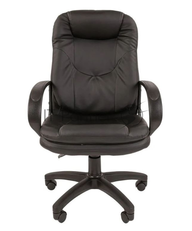 Офисное кресло Стандарт СТ-68 черное (экокожа)