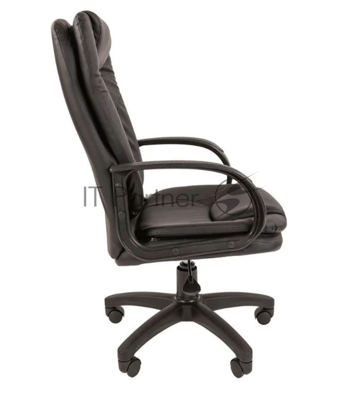 Офисное кресло Стандарт СТ-68 черное (экокожа)