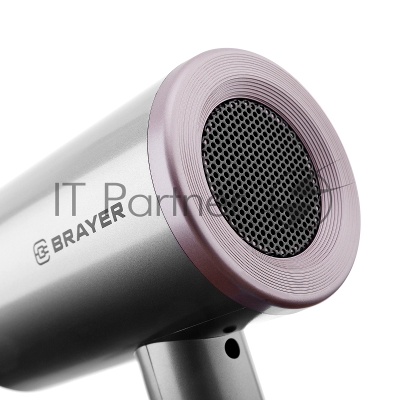 Фен BRAYER BR3022, 1800 Вт, 2 cкор, торнадо 360, узкий конц., турборежим. 1,8 м