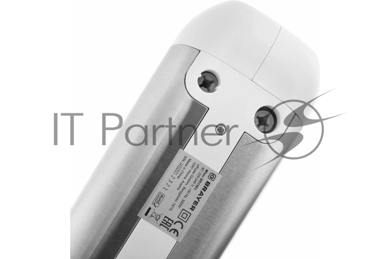 Миксер BRAYER BR1303, 500 Вт, корп.из нерж.стали, 5 режимов, 2 крюка, 2 венчика