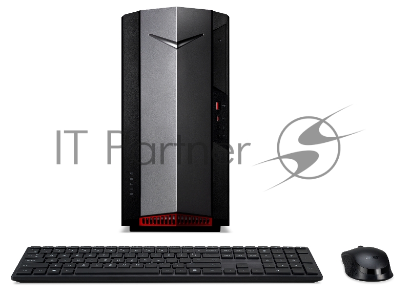 Компьютер Acer Nitro N50-620 MT i5 11400F (2.6) 16Gb SSD1Tb GTX1650 4Gb Windows 10 GbitEth WiFi BT 500W черный
