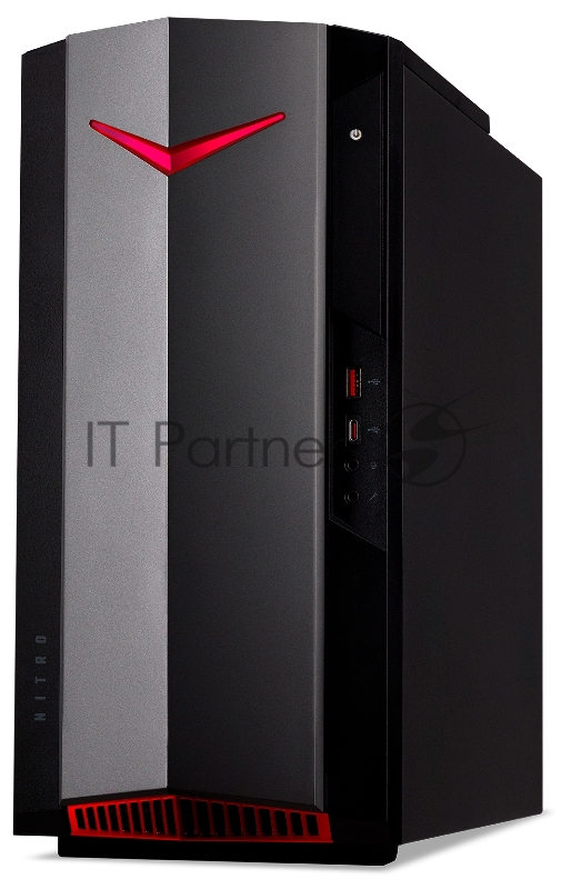Компьютер Acer Nitro N50-620 MT i5 11400F (2.6) 16Gb SSD1Tb GTX1650 4Gb Windows 10 GbitEth WiFi BT 500W черный