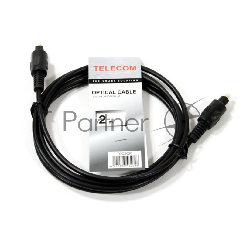 Кабель оптический Telecom (TOC2020-2M) ODT (Toslink)-M -- > ODT (Toslink)-M , 2m, 6926123462348