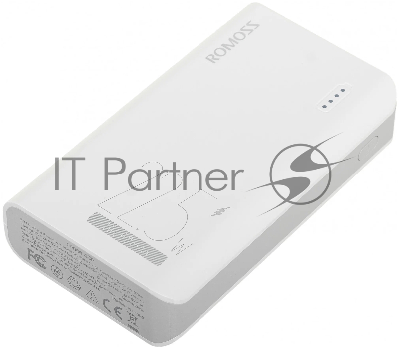 Мобильный аккумулятор Romoss Sense4SF 10000mAh 3A PD 4xUSB черный