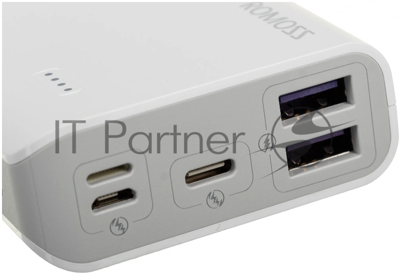 Мобильный аккумулятор Romoss Sense4SF 10000mAh 3A PD 4xUSB черный