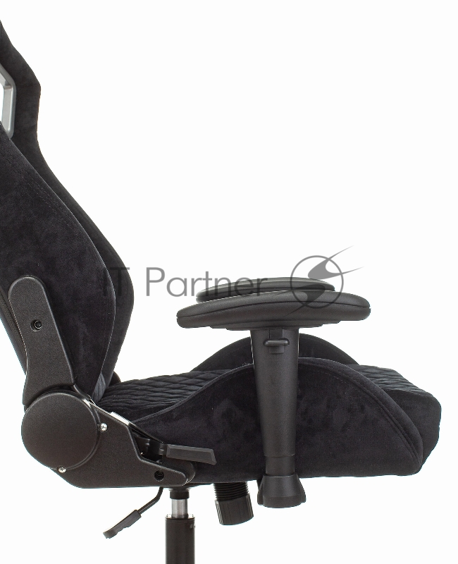 Кресло игровое Knight Outrider черный Light-20 с подголов. крестовина металл