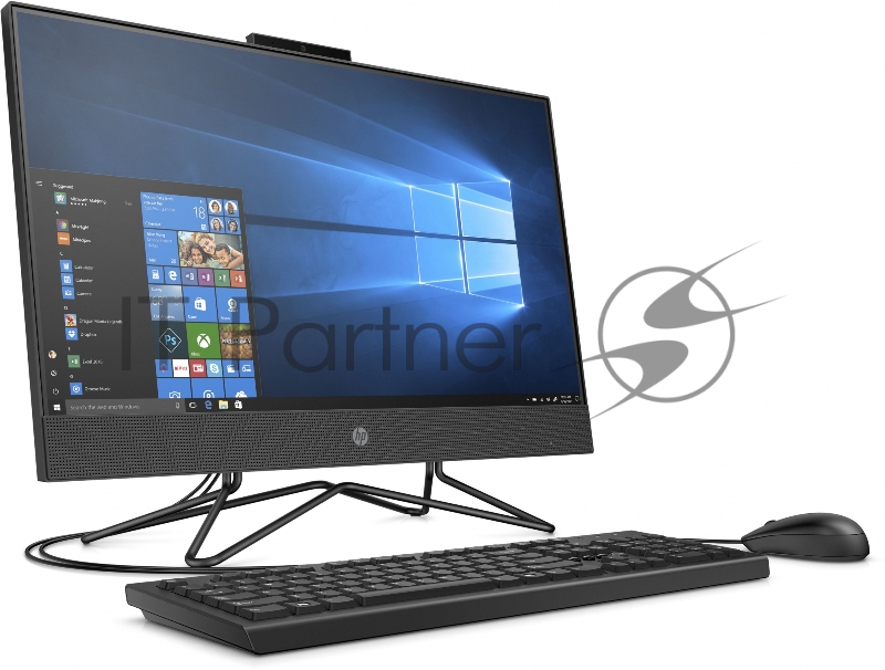 Моноблок HP 200 G4 21.5 Ath Si 3050U 4Gb 1Tb DVDRW Windows 10 Professional 64 GbitEth WiFi BT клавиатура мышь Cam 1920x1080