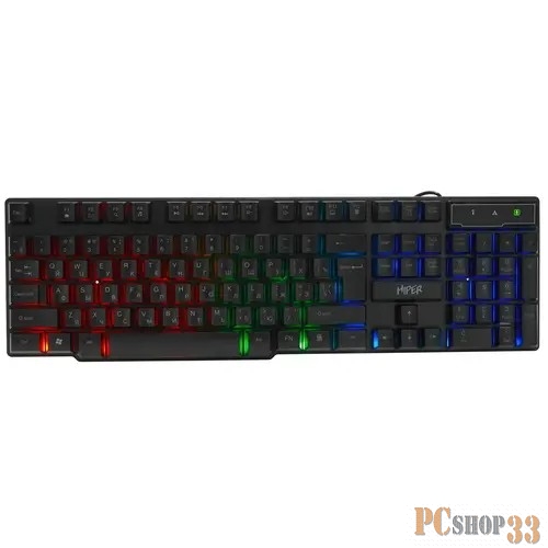 Клавиатура Gaming Keyboard HIPER KG101 (Membrane 104keys, 1.5m cable, USB)