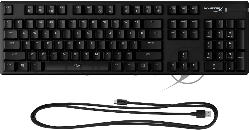 Клавиатура HyperX Alloy Origins механическая черный USB for gamer LED