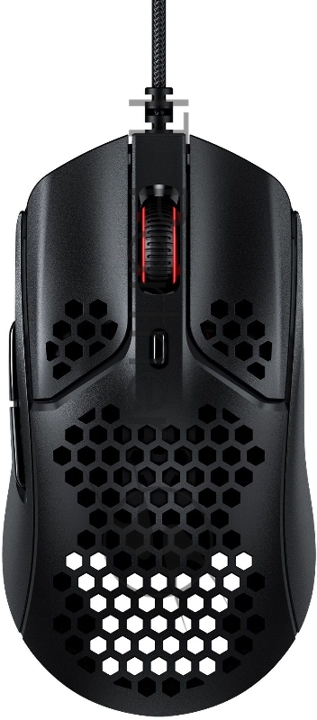Мышь HyperX Pulsefire Haste черный оптическая (16000dpi) USB (6but)