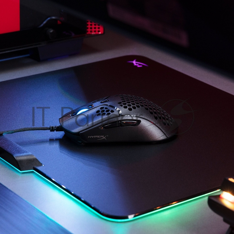 Мышь HyperX Pulsefire Haste черный оптическая (16000dpi) USB (6but)