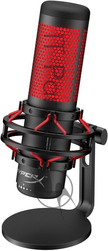 Микрофон проводной HyperX QuadCast 3м черный