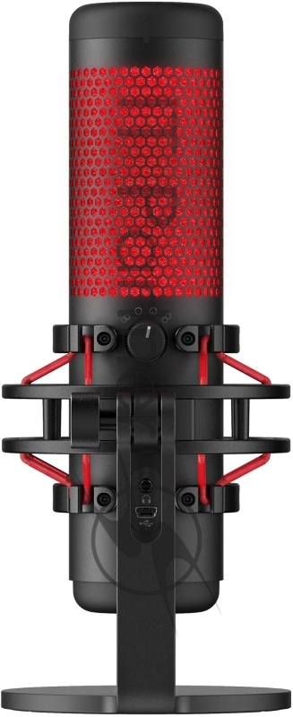 Микрофон проводной HyperX QuadCast 3м черный