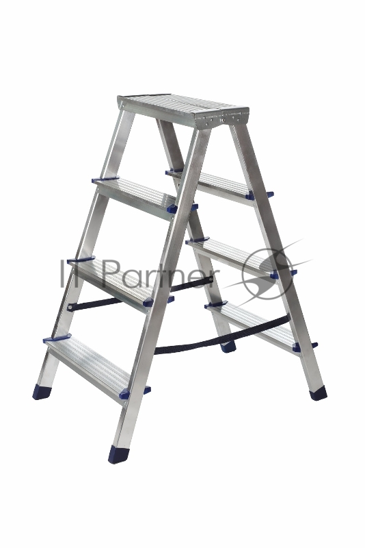 Стремянка SMARTY ALPHA DUO SN026-04 алюминиевая двухсторонняя 4ст