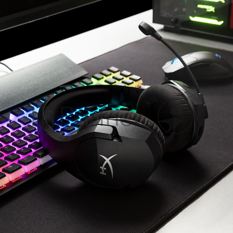 Наушники с микрофоном HyperX Cloud Stinger Core 7.1 черный мониторные Radio оголовье (4P4F0AA)