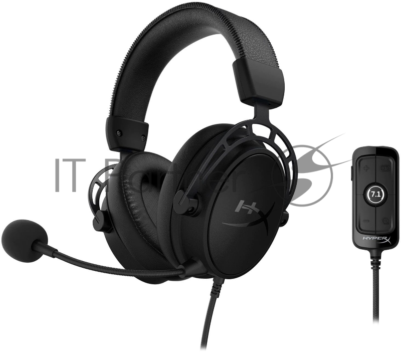 Наушники с микрофоном HyperX Cloud Alpha S Blackout черный 1м мониторные оголовье (4P5L2AA)