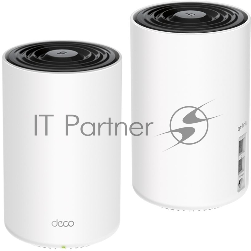 AX3600 Whole Home Mesh Wi-Fi 6 System (Tri-Band), 2 unitsSPEED: 574 Mbps at 2.4 GHz + 1802 Mbps at 5 GHz-1 +1201 Mbps at 5 GHz-2SPEC: 5× Internal Antennas, 2× Gigabit Ports (WAN/LAN auto-sensing), Broadcom 1.5 GHz Quad-core CPUFEATURE: Deco App,