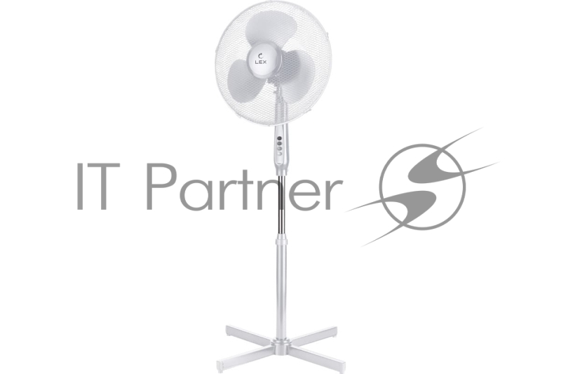 Вентилятор напольный Lex LXFC 8310 механический белый 45 Вт