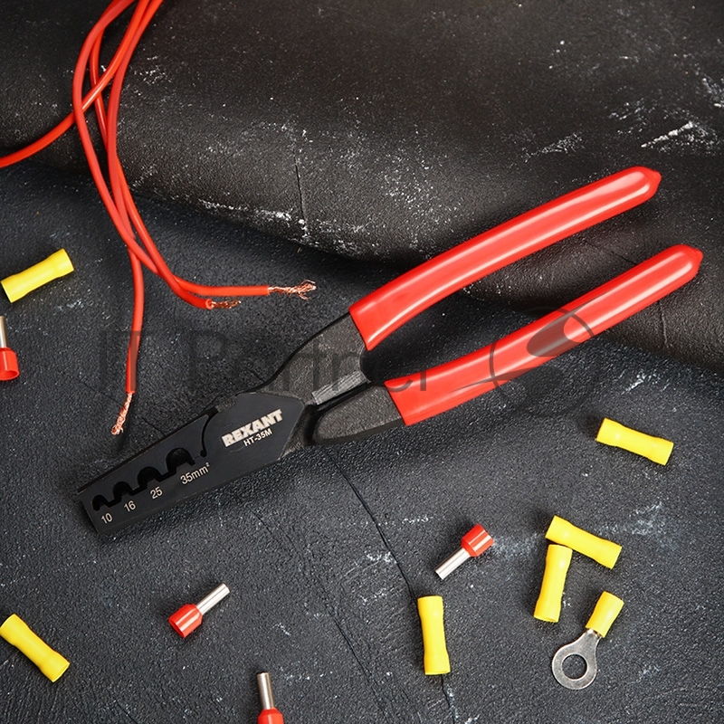 Пресс-клещи REXANT для обжима втулочных наконечников 10-35 мм² (HT-35M)